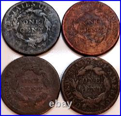 16 DIFFERENT Large Cents Lot 1798 1800 1802 1803 Draped Bust, 3 Classic Heads +