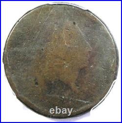 1793 Chain Flowing Hair Large Cent 1C America PCGS Poor Detail Rare Coin