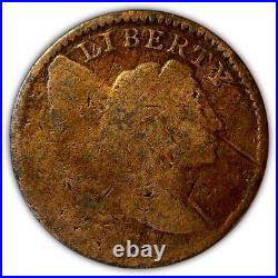 1794 Head of 1794 Flowing Hair Large Cent Good G Coin #3398