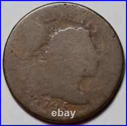 1795 Liberty Cap Large Cent Plain Edge US 1c Copper Penny Coin L41