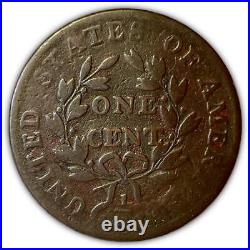 1798 Draped Bust Large Cent Very Good VG Coin #3401
