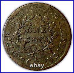 1798 S-166 2nd Hair Style Draped Bust Large Cent Very Fine VF Coin #3402