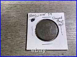 1800 Draped Bust (80 over 79)-U. S. Large Cent Coin-012824-0058