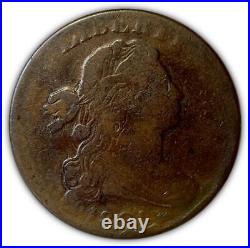 1801 1/000 Draped Bust Large Cent Fine F Coin #2822