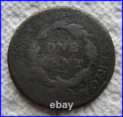 1811 Classic Head Large Cent Rare Key Date Type Coin Damage Corroded Hole Filler