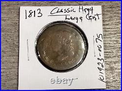 1813 Classic Head Large Cent Coin-Rare Date-101923-0075