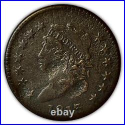 1813 S-292 Classic Head Large Cent Extremely Fine XF Coin, Details #3406