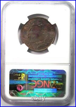 1818 Coronet Matron Large Cent 1C Coin. Certified NGC Uncirculated Detail UNC MS