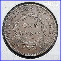 1822 Wide Date N-6 Coronet Head Large Cent grades at super solid EF Lot 274