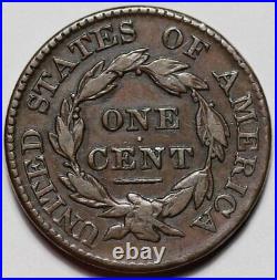 1826/5 Coronet Head Large Cent US 1c Copper Penny Coin L41