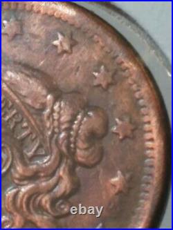 1837 Large Cent Coronet very stunning higher grade coin
