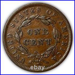 1839 Booby Head Large Cent Extremely Fine XF Coin #5725