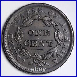 1839 Coronet Head Large Cent CHOICE AU+ E113 GJNCY