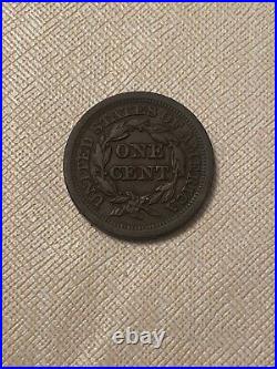 1849 Braided Hair One Cent Beautiful High Grade Coin Rare Date