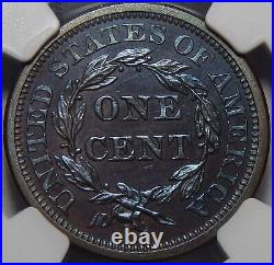 1849 Ngc Pf66+bn Braided Hair Large Cent Top Pop Coin Only 1 In Ngc