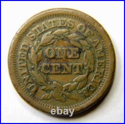 1851/81 Large Cent Choice VF Uncertified