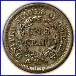 1851 Braided Hair Large Cent Uncirculated UNC Coin #2831