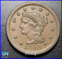 1852 Braided Hair Large Cent #K3202