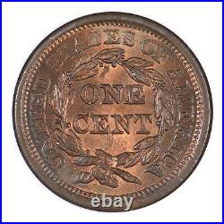 1856 Braided Hair Large Cent NGC MS65RB