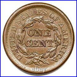 1856 N-11 Braided Hair Large Cent Coin 1c
