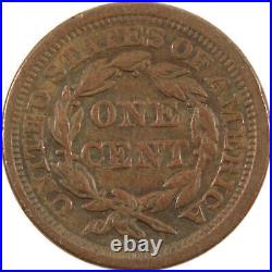 1857 Large Date Braided Hair Large Cent XF Extremely Fine SKUI11224