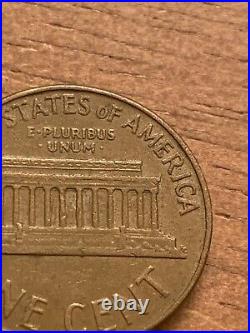 1963 Lincoln Penny No Mint Mark L Error Rim, Letter Errors (354)
