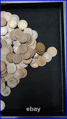 Large Lot Of Indian Head Cent / Penny 904g Approximately 290 Pieces US COIN LOT